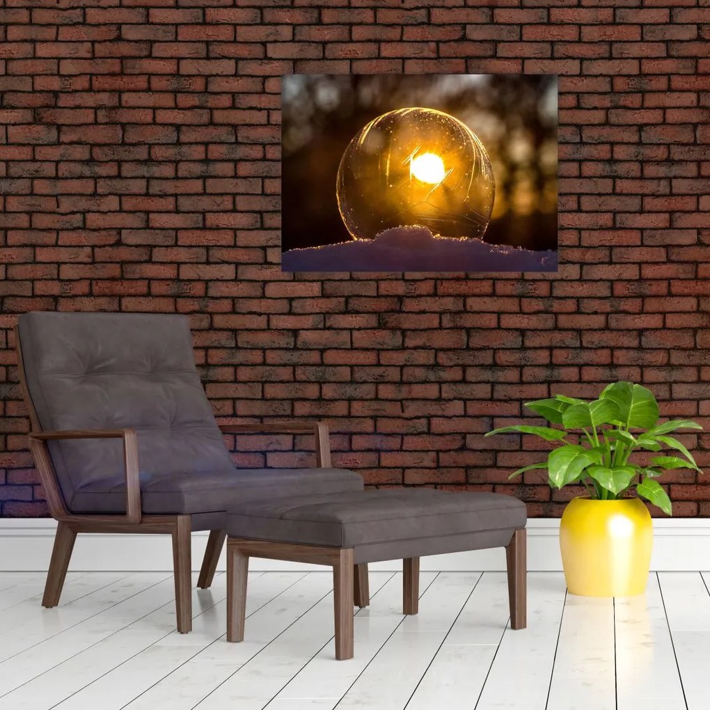 Obraz - Przezroczysta bańka (70x50 cm)