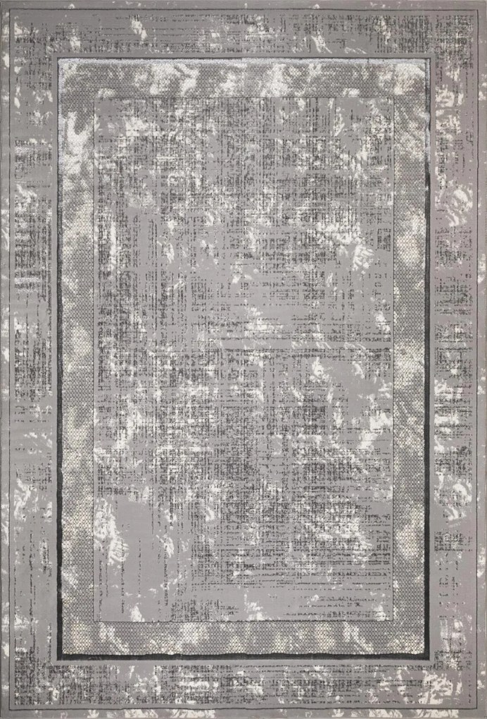 Dywan vintage Beyond Ramka szary 240 cm x 330 cm