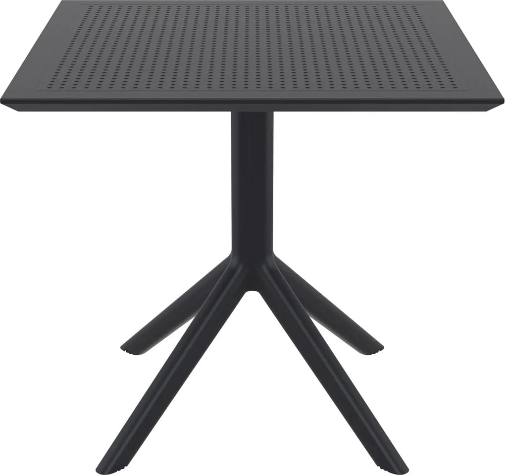 Kwadratowy stół kawiarniany z plastiku Sky Table 80