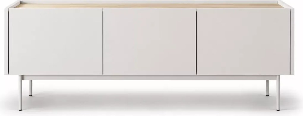 Szafka RTV Lobster – nowoczesna szafka pod TV do salonu na metalowych nóżkach, minimalistyczny design