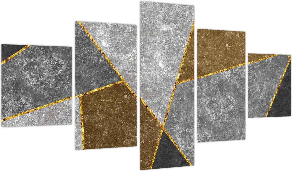 Obraz - Imitacja materiałów (125x70 cm)
