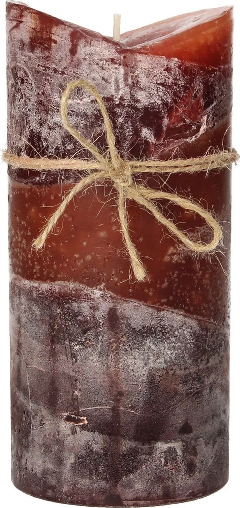 Świeca Dorotea 15cm burgund