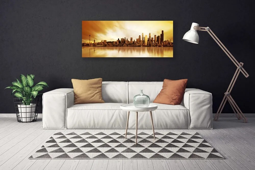 Obraz canvas na ścianę Perspektywa Nowoczesnej Ulicy