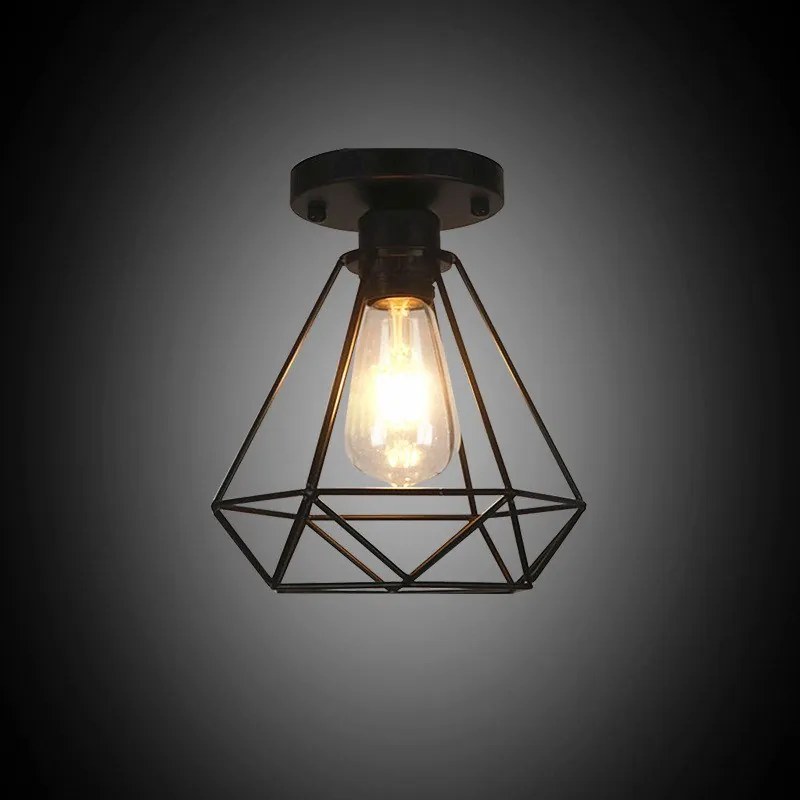 Lampa sufitowa metalowa loft retro wisząca AT6-1SZ-Black