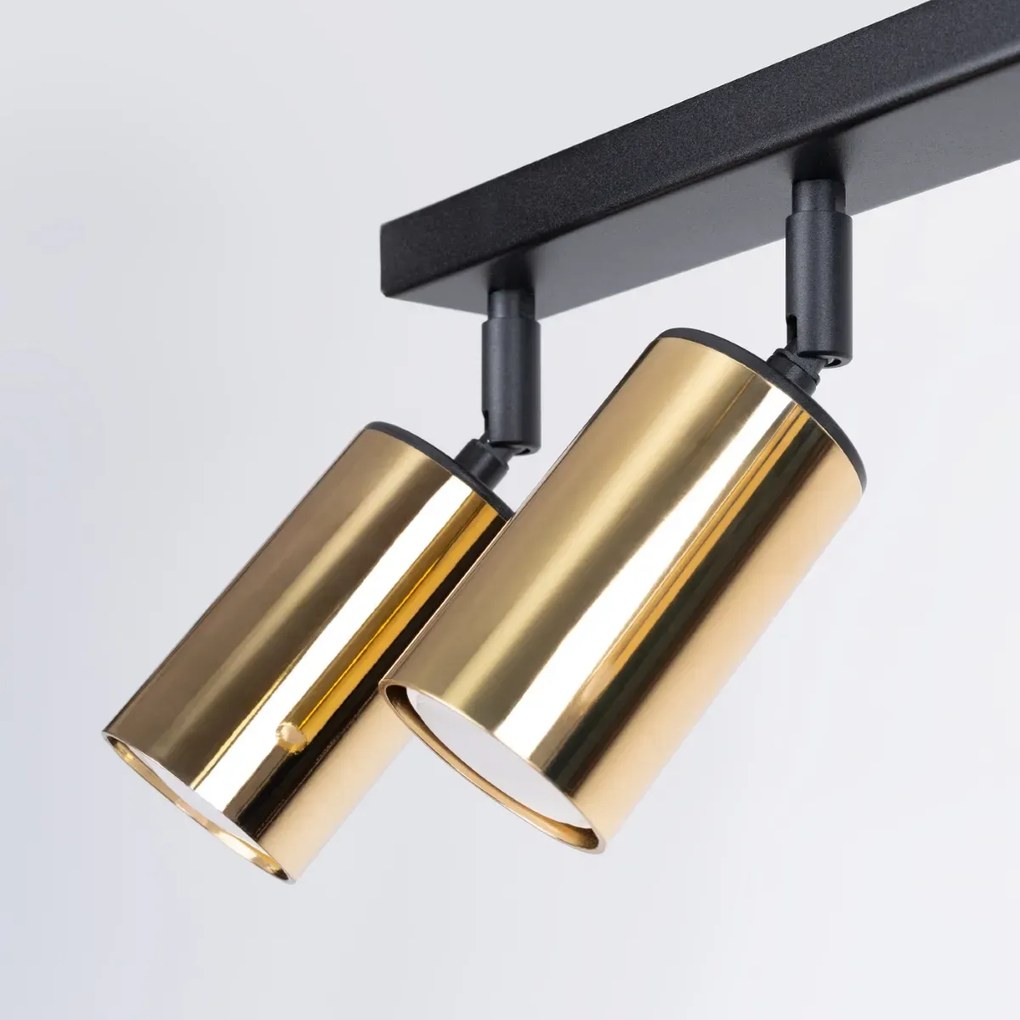 Listwa oświetleniowa WINX 6L czarna/złota SOLLUX  LIGHTING