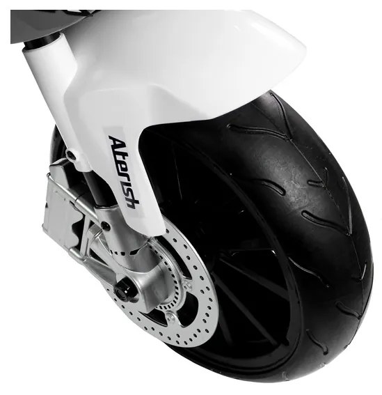 Motocykl motor na akumulator bmw s1000rr srebrny