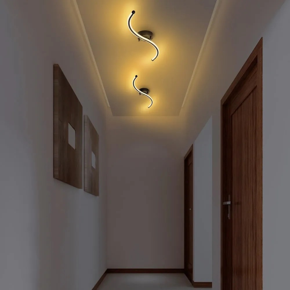 Czarna lampa sufitowa LED 10x67 cm Yilan – Opviq lights
