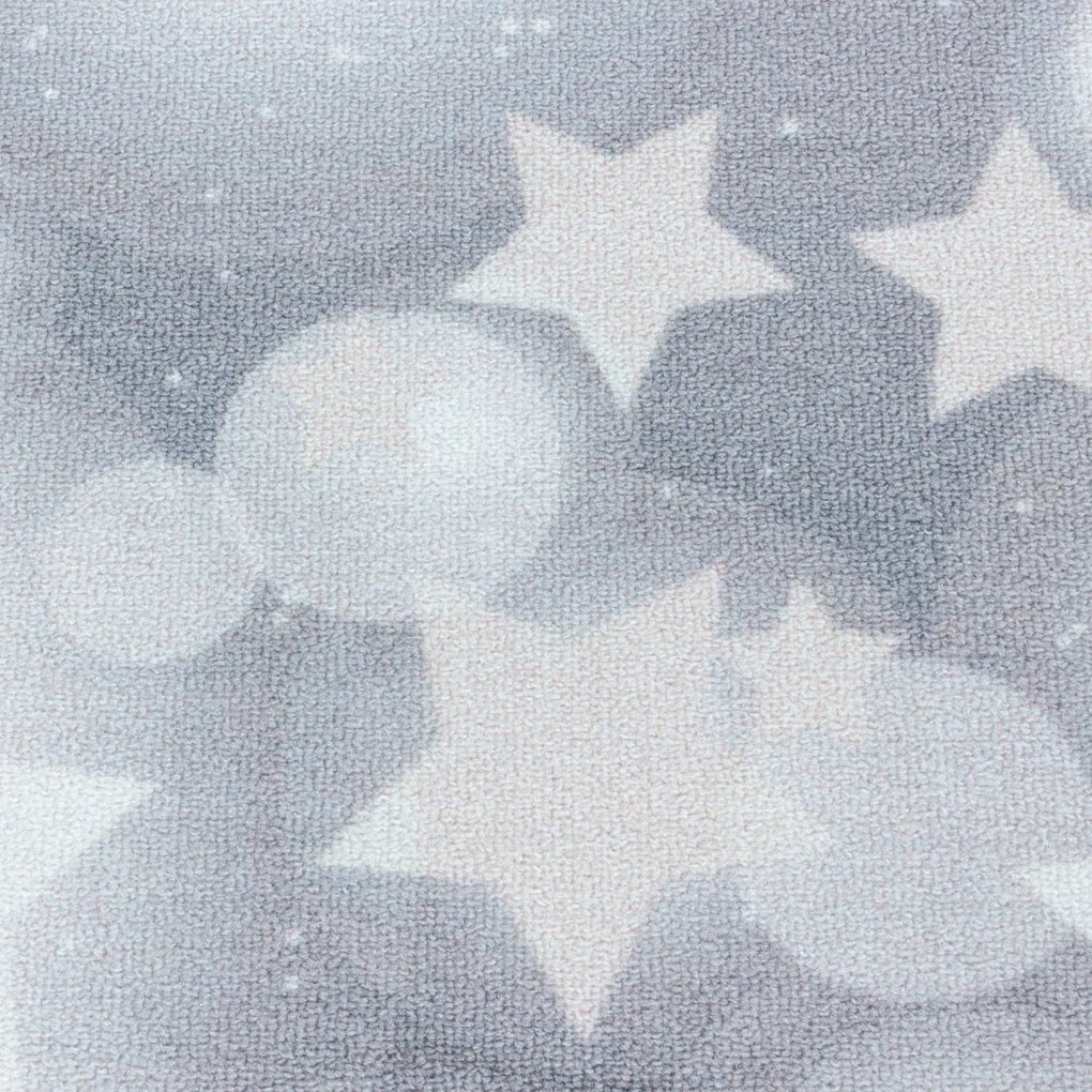 Dywan dziecięcy Play gwiazdki szare 100 cm x 150 cm