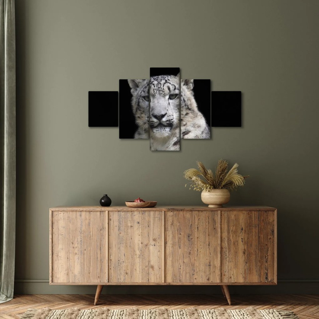 Obraz - Snow Leopard (125x70 cm)