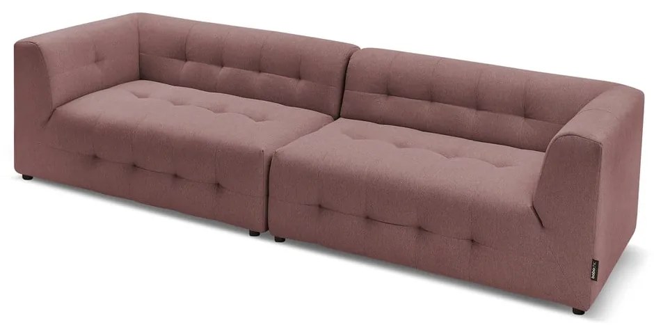 Ciemnoróżowa sofa 324 cm Kleber – Bobochic Paris