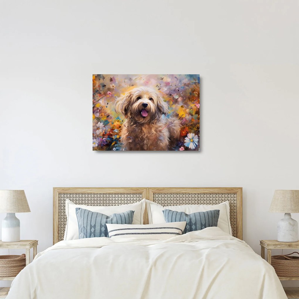 Obraz na szkle - Happy Dog II. (70x50 cm)