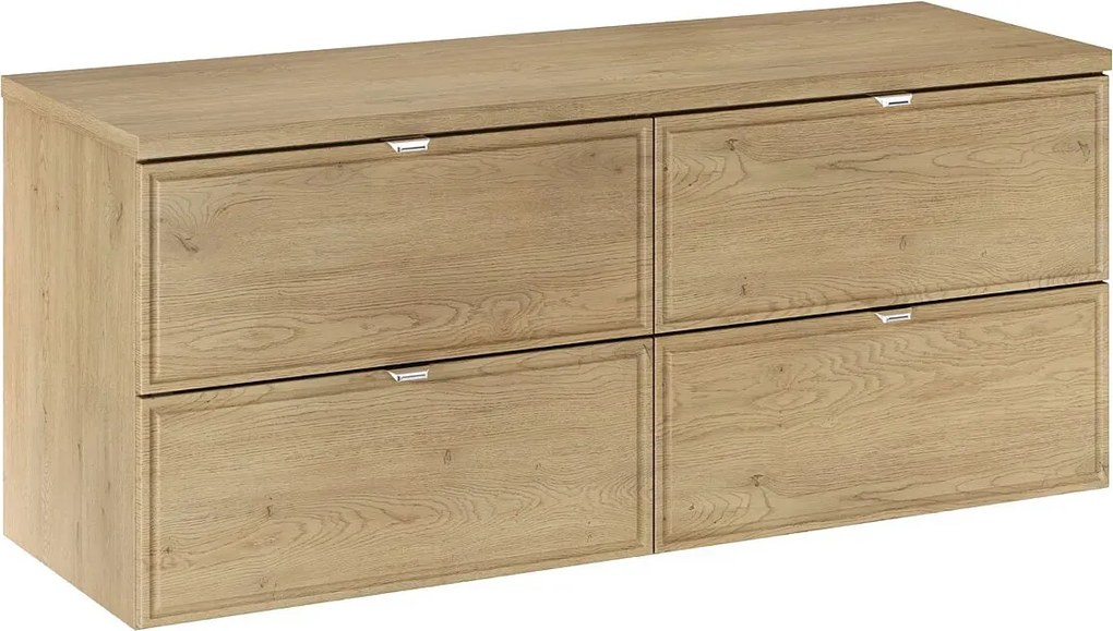 Wisząca szafka pod umywalkę Dąb Cremona R8-B67
