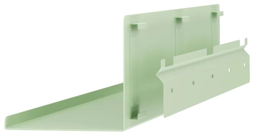 Półka wisząca metalowa pastelowy zielony, 700 mm: JOANNE Fresh Style