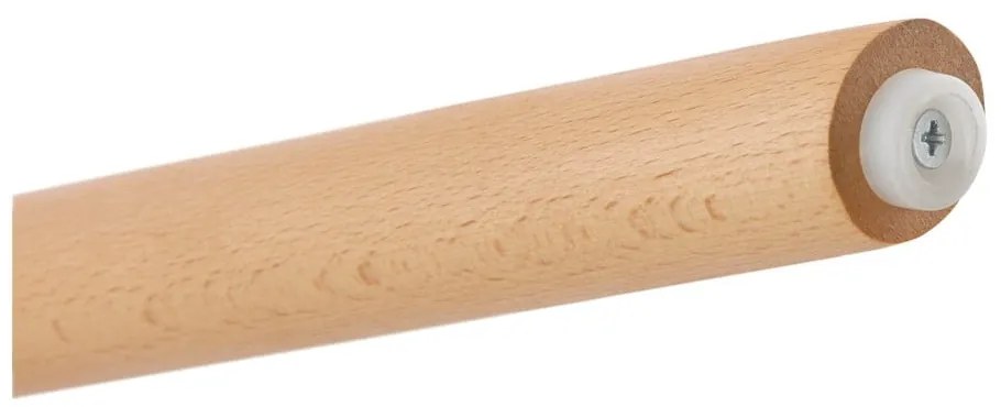 Czarny hoker Kokoon Anau, wys. siedziska 64 cm