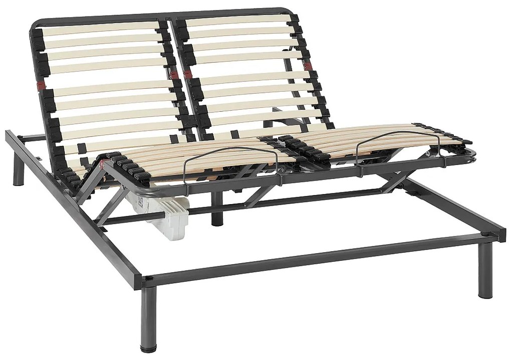 Stelaż elektryczny relaksujący 5 powierzchni do leżenia - 140 x 200 cm - silnik OKIN