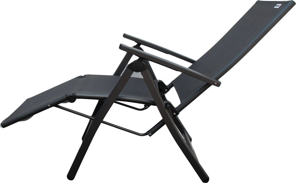 Doppler ACTIVE relaksacyjny fotel ogrodowy antracyt