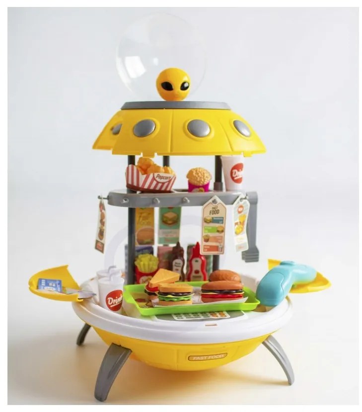 Woopie sklep fast food 3w1 plecak projektor ufo 60 el.