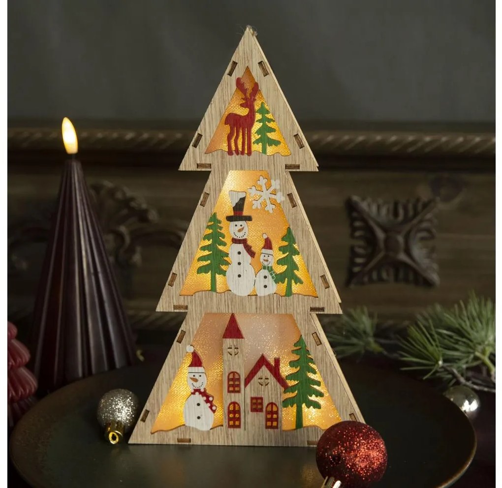 Brilagi - Dekoracja świąteczna LED/2xAA choinka