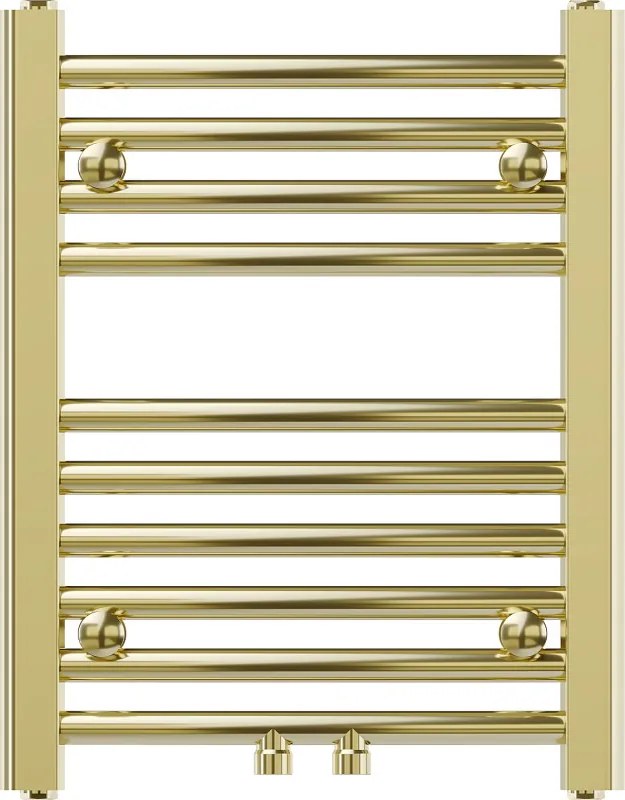 Mexen Ares grzejnik łazienkowy 500 x 400 mm, 142 W, złoty - W102-0500-400-00-50