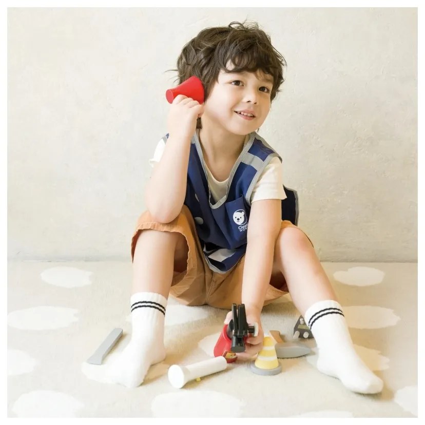 Classic world little firefighter set costume tools 8 pcs.