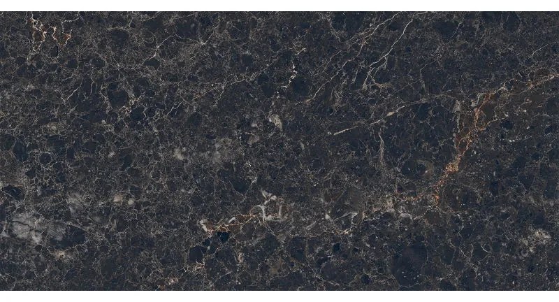 Mexen Slik Emperador Black próbka gresu szkliwionego rekt. G1, płytka podłogowo-ścienna, wysoki połysk - TL207-01-S