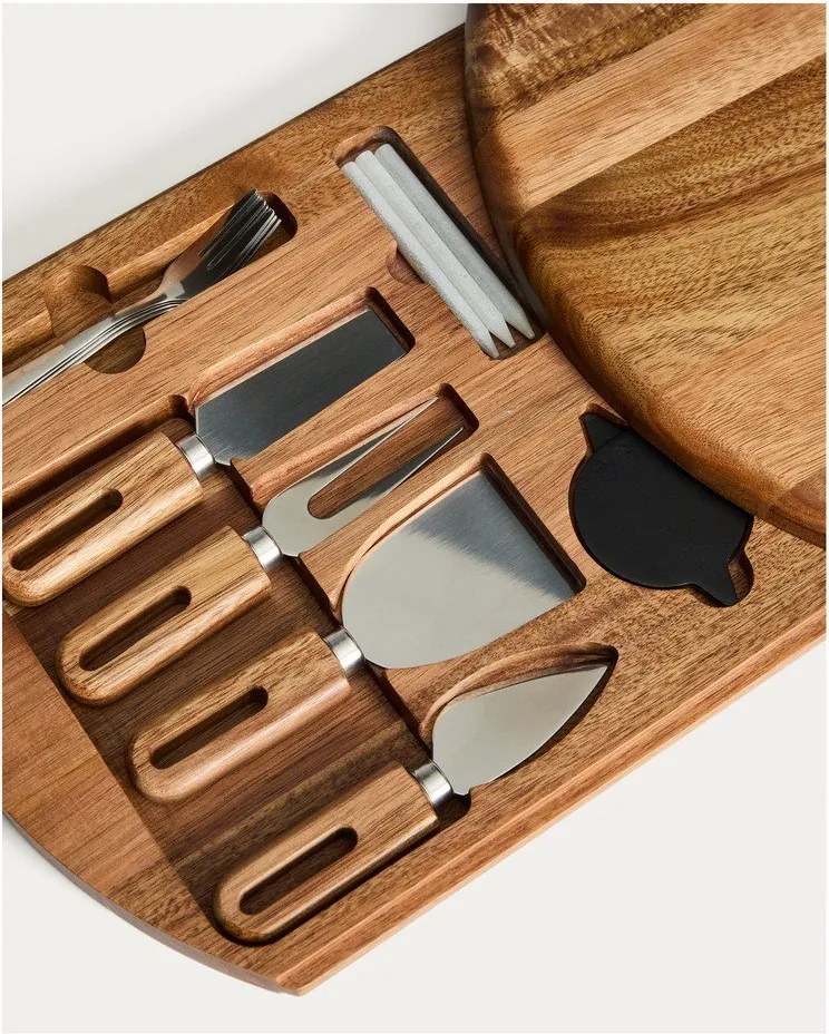 Drewniana deska do sera 46 x 36 cm Blera – Kave Home