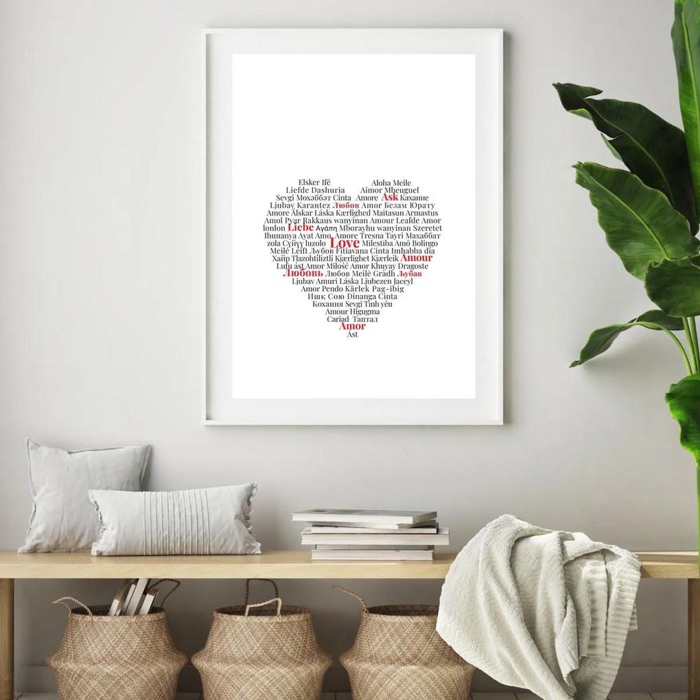 Plakat - Love Heart (A4)