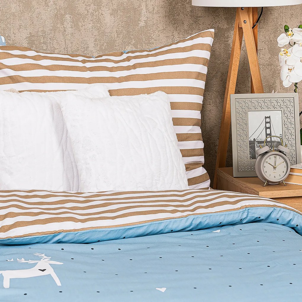 4Home Pościel bawełniana Deer love, 140 x 220 cm, 70 x 90 cm