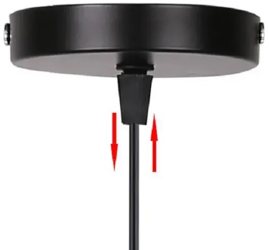 Pojedyncza lampa wisząca z brązowym kloszem 7X V141 M6-G53