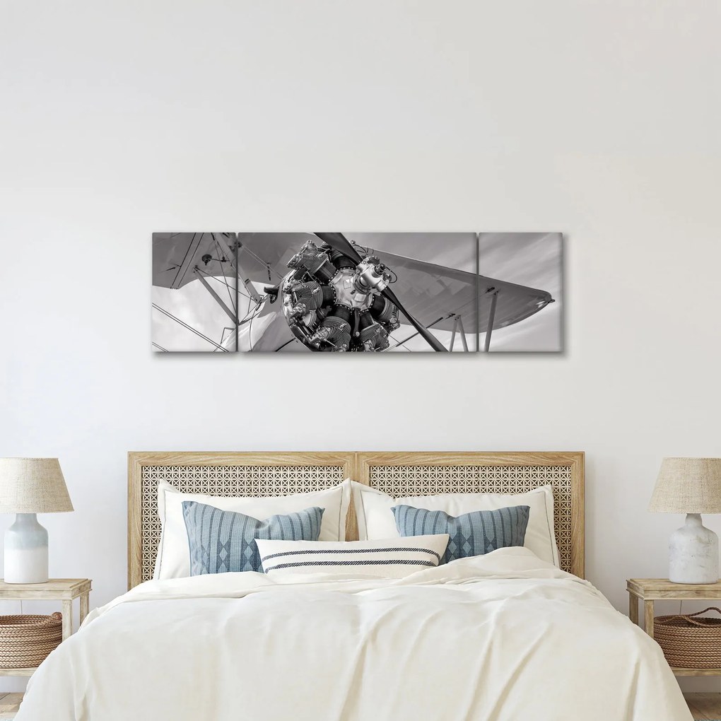 Obraz - Samolot (170x50 cm)