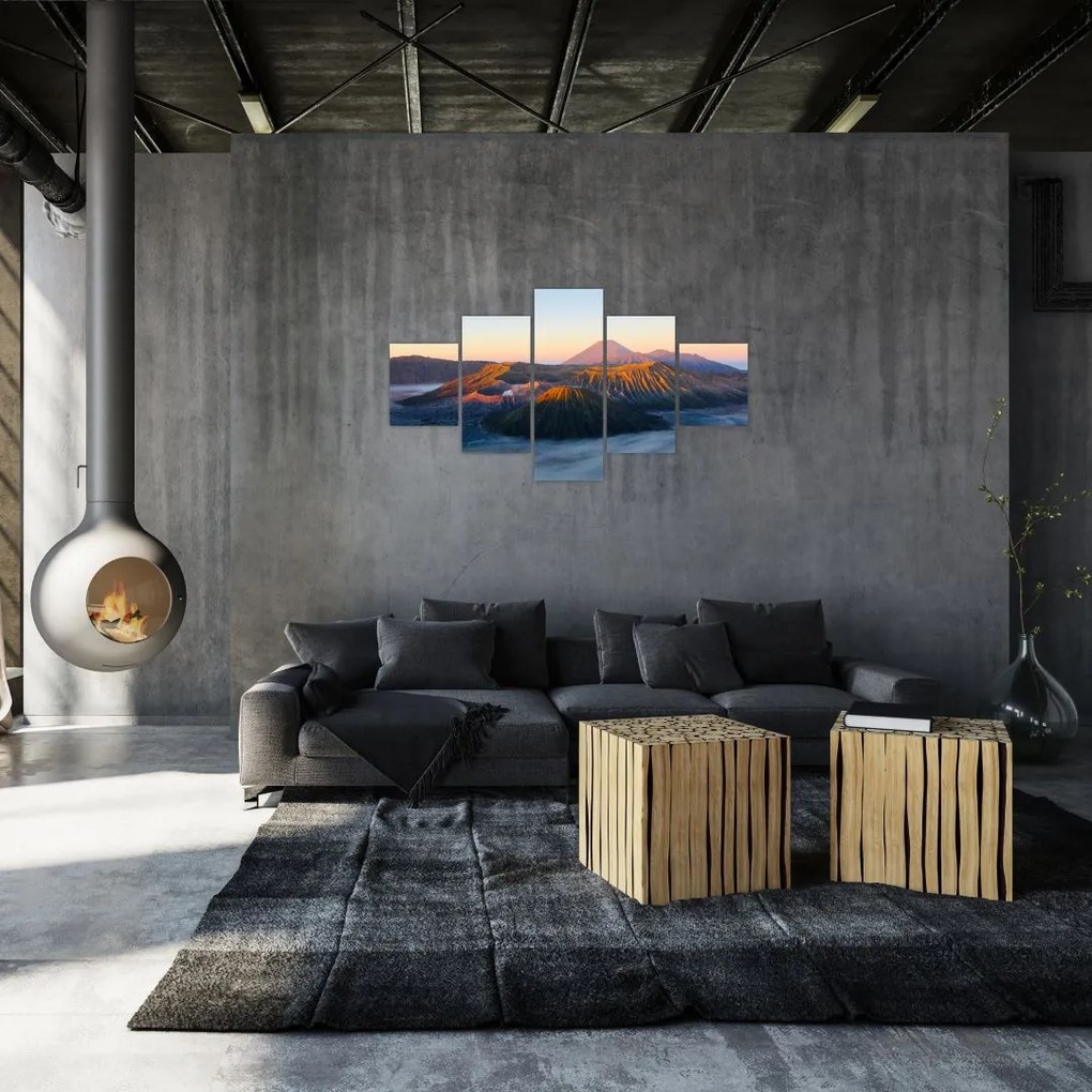 Obraz góry Bromo w Indonezji (125x70 cm)