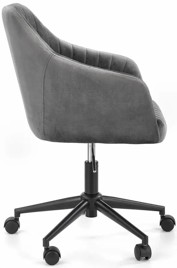 Nowoczesny szary fotel obrotowy N3-D88
