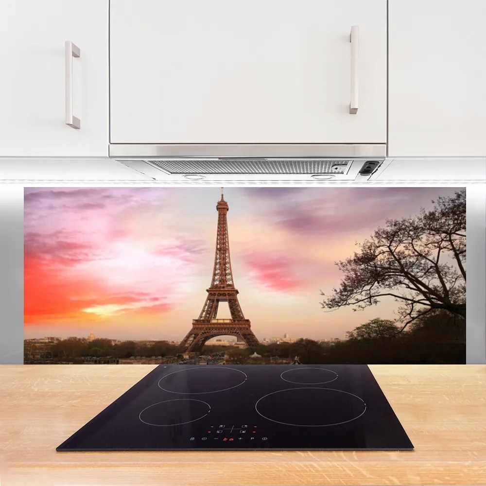 Panel nad blat kuchenny Ikona Paryża: Wieża Eiffla