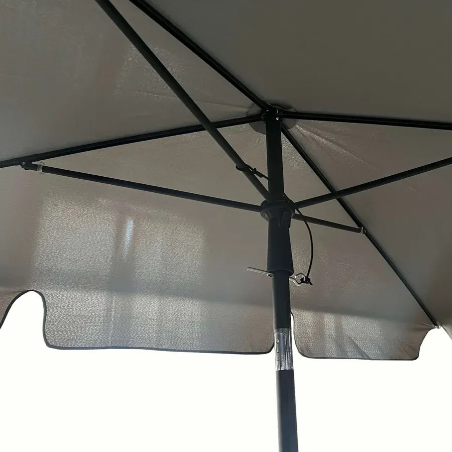 Jasnoszary Prostokątny Parasol G3-N65