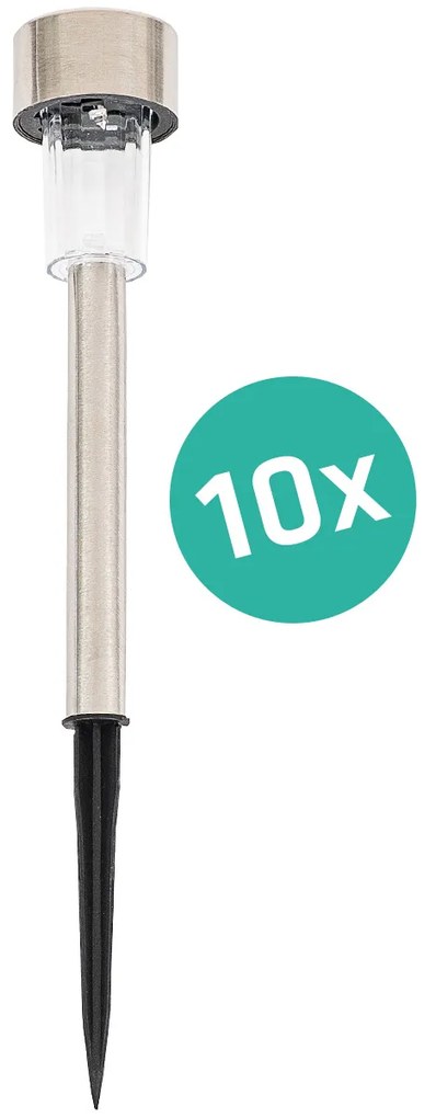 4Home Zestaw lamp solarnych LED, 10 szt., ciepła biała