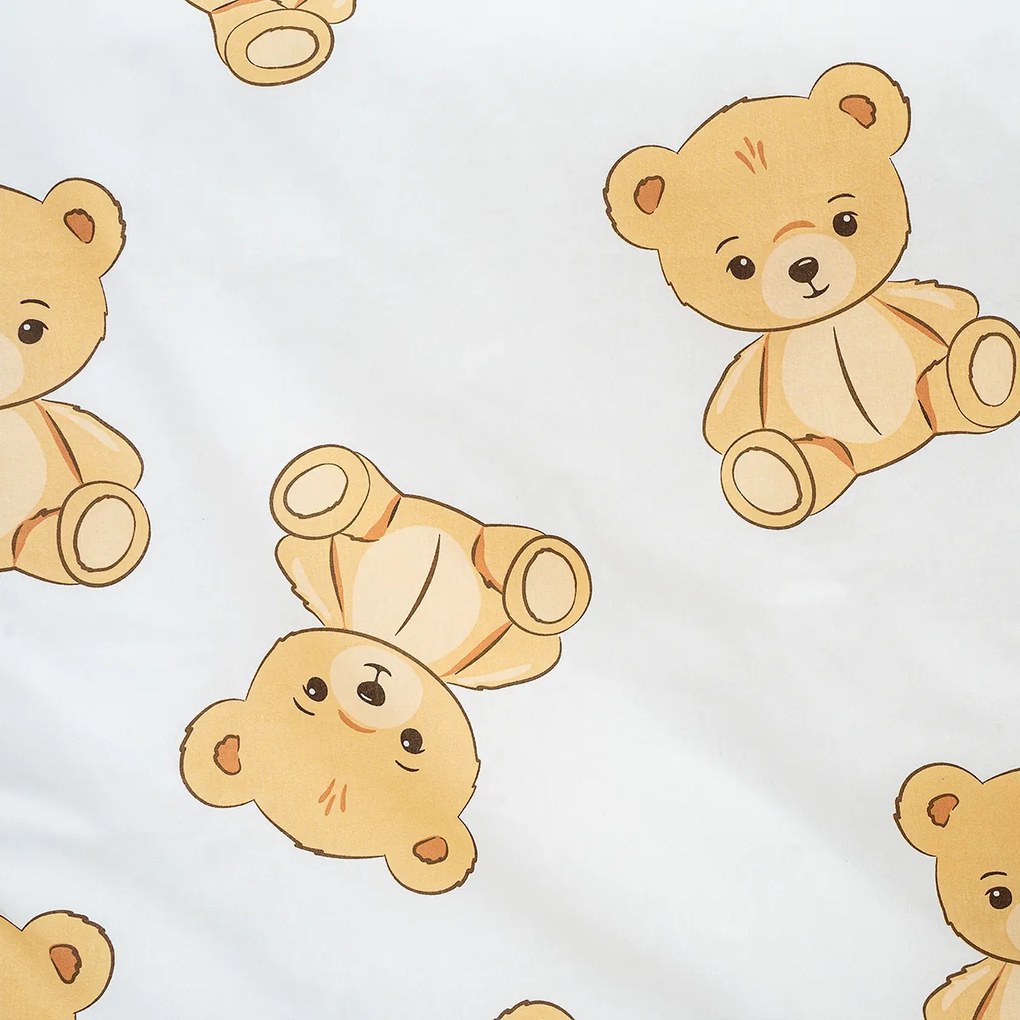 4Home Dziecięca pościel bawełniana do łóżeczka Teddies, 100 x 135 cm, 40 x 60 cm, 100 x 135 cm, 40 x 60 cm