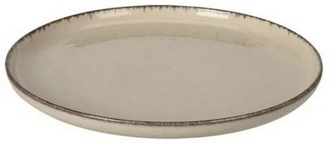 EH Porcelanowy talerz płytki Beige, 24 cm