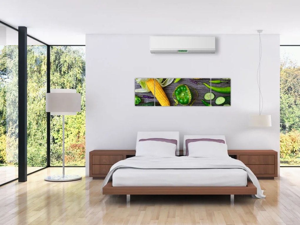 Obraz z warzywami (170x50 cm)