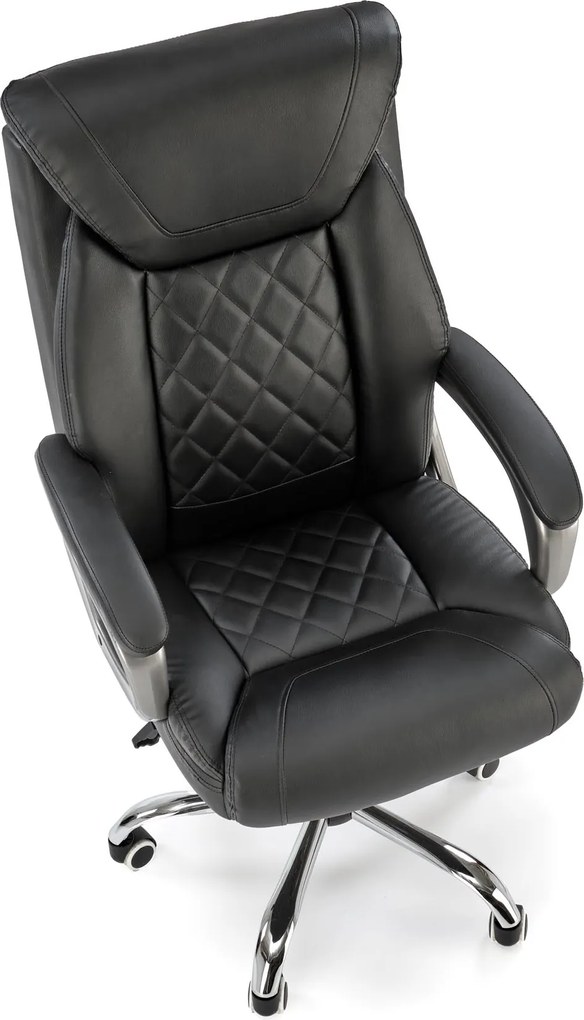 Elegancki fotel gabinetowy z ekoskóry Helder Halmar