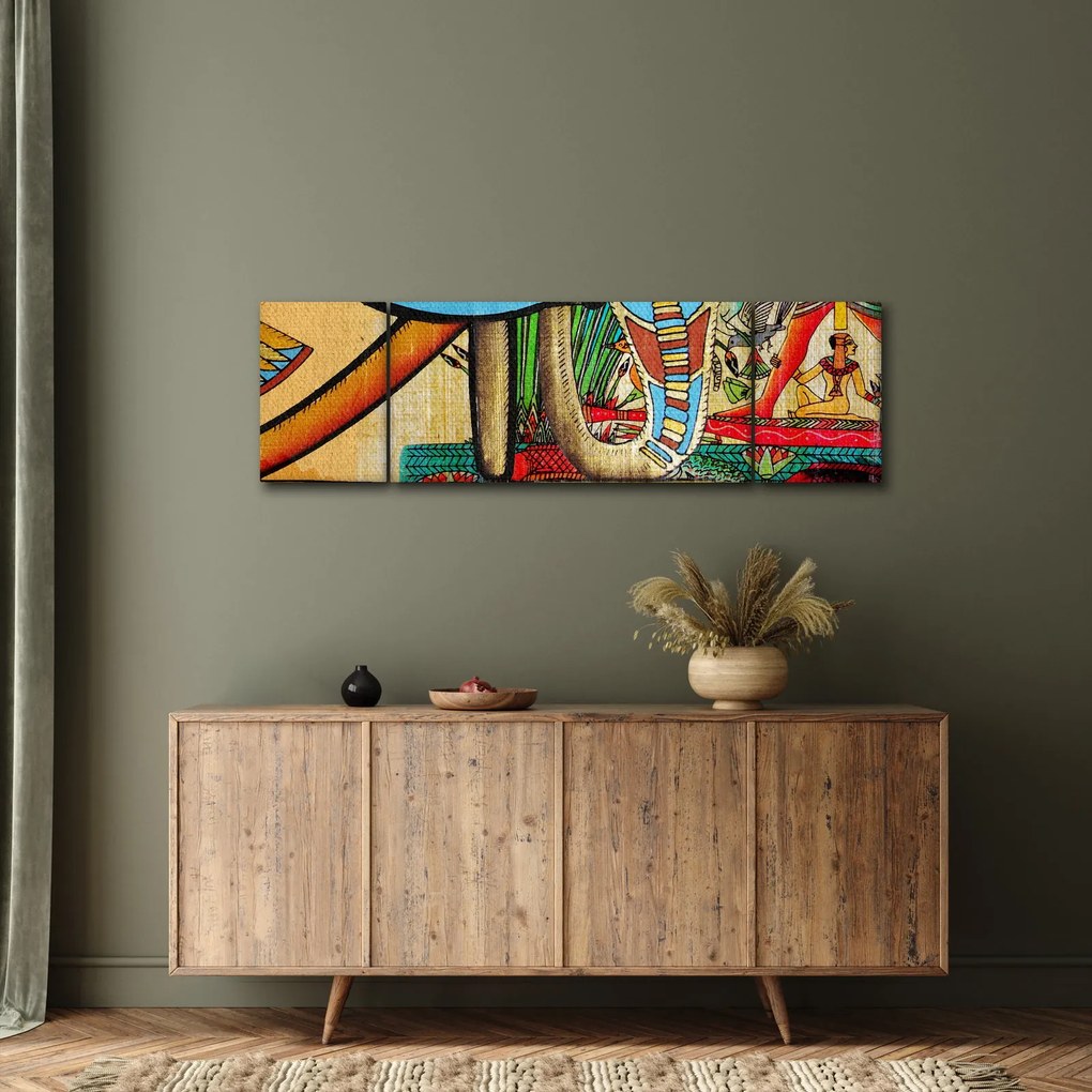 Obraz motywami egipskimi (170x50 cm)