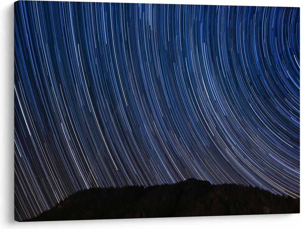 Obraz nocnych gwiazd i nieba (70x50 cm)