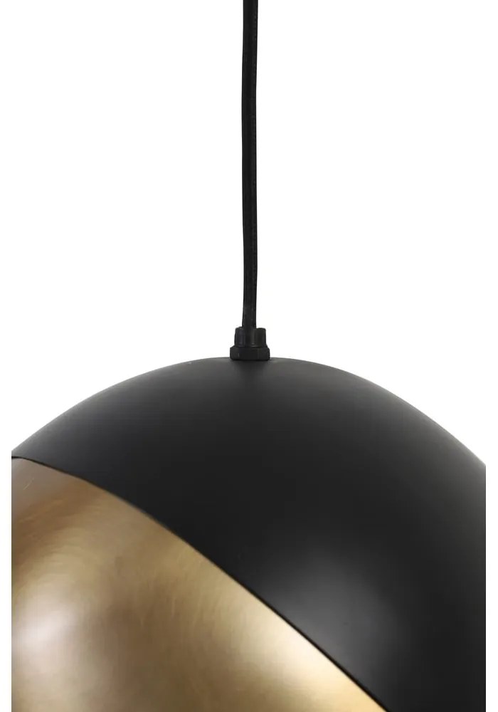 Czarno-brązowa lampa sufitowa ø 30 cm Namco – Light &amp; Living