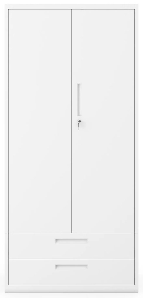 Megan Biały - szuflada podwójna 195 cm