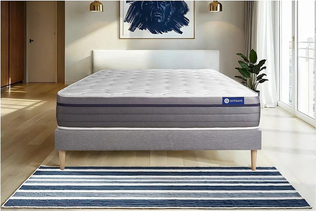 Materac Actiflex zen 80x190cm + zestaw podstawa lózka