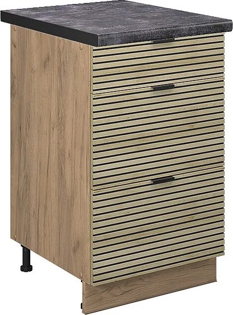 Szafka dolna do kuchni panel dębowy 50x60x82 fame-line