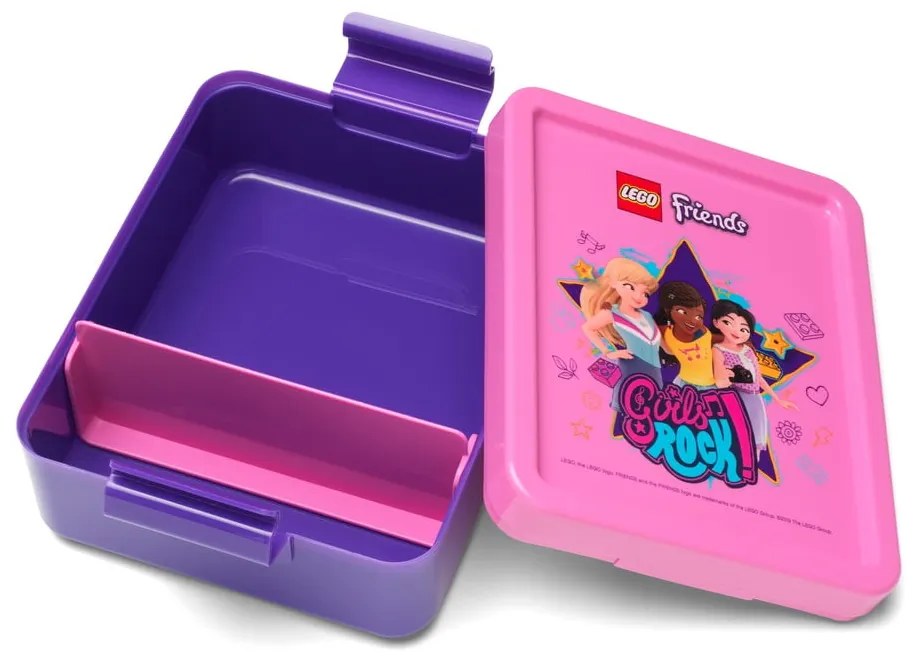 Komplet butelki na wodę i pudełka na przekąski LEGO® Friends Girls Rock