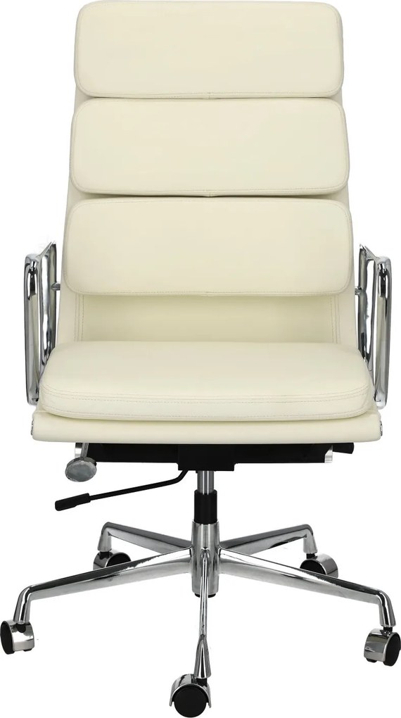 Fotel biurowy CH2191T skóra chrom