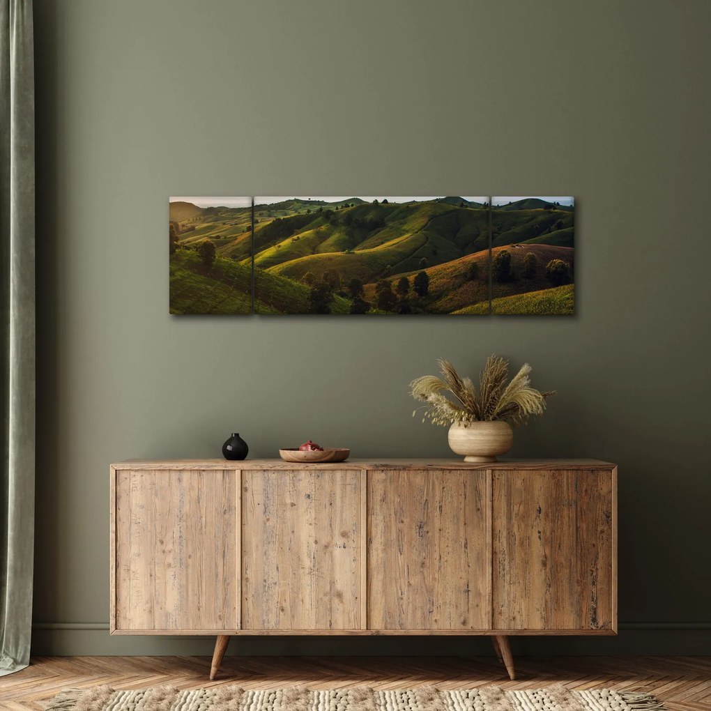 Obraz - Widok na tajskie wzgórza (170x50 cm)
