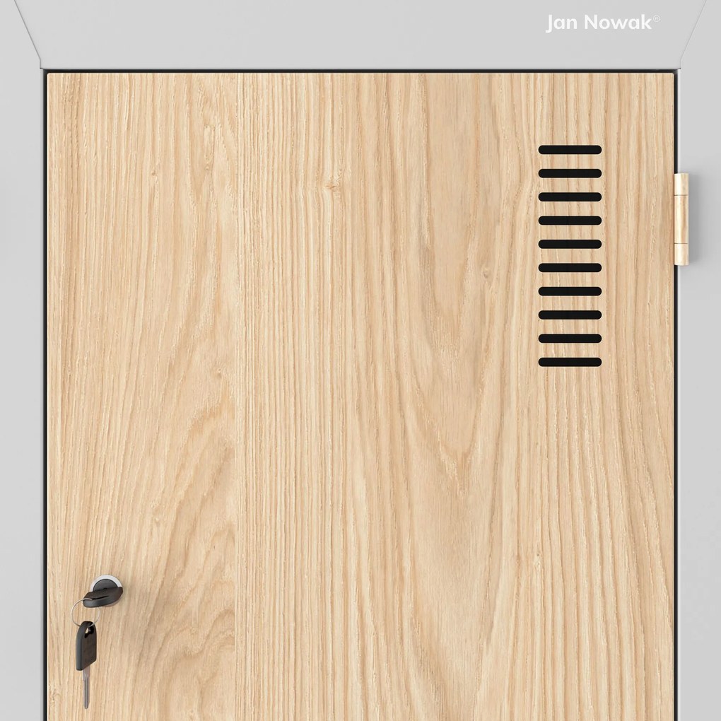 Szafa socjalna ubraniowa typu L, czterokomorowa, szara/dąb sonoma, 800x1850x450 mm: JULIA Eco Design