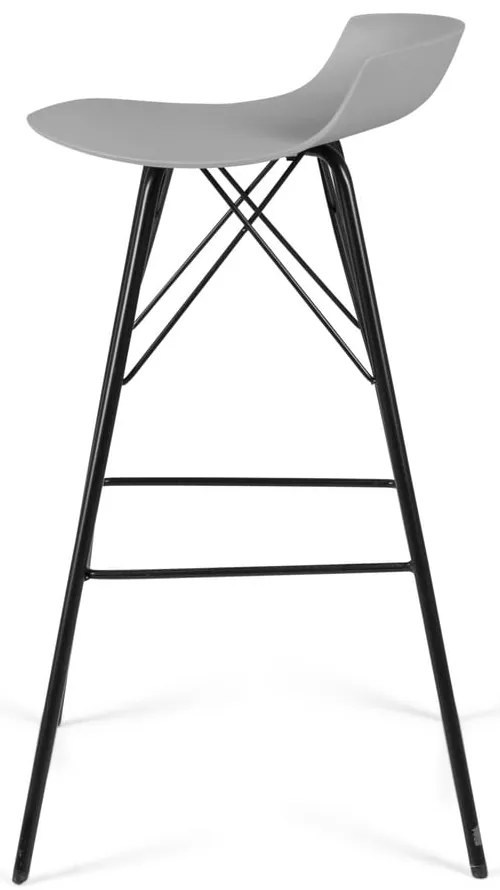 Zestaw 2 szarych hokerów Tenzo Tori